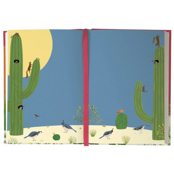 Illustrated Journal, Beautiful Bold Art – Cactus Field, 272 Pages, Amazing Gift! - Picture 3 of 8
